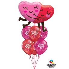 Bukiet 850 You Make My Heart Happy! Qualatex #97254 23407-6